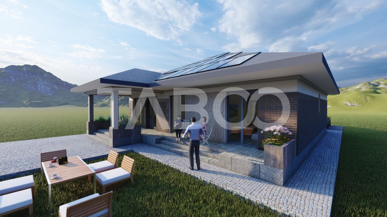 Casa de vanzare cu 3 camere 500mp teren Sura Mica Sibiu – fotografia 3 din 6