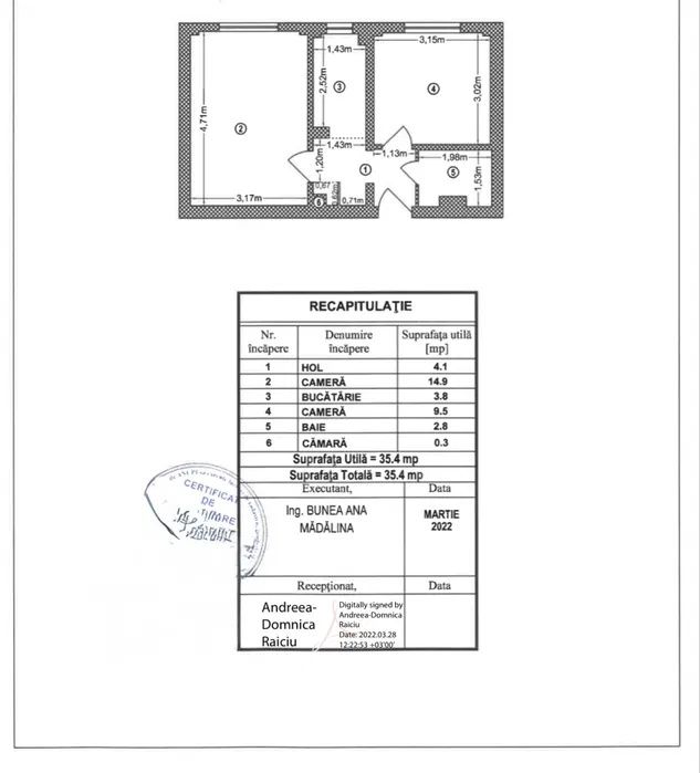 Apartament 2 camere decomandat, 38 mp - Oportunitate – fotografia 7 din 18