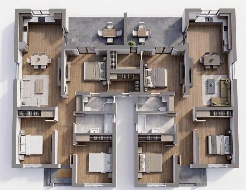 Duplex 4 camere, 325mp teren, despartit prin dressing in Giroc – fotografia 2 din 2