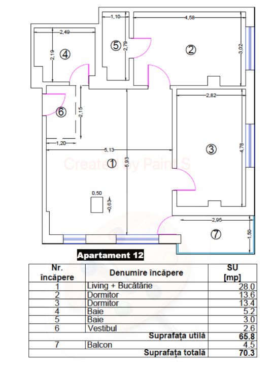 Apartamente 3 camere | Bloc boutique 2026 | Otopeni – Odăii – fotografia 6 din 7
