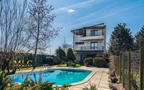 Vilă spectaculoasă cu deschidere la lac Snagov | Piscină | Teren tenis | Gruiu