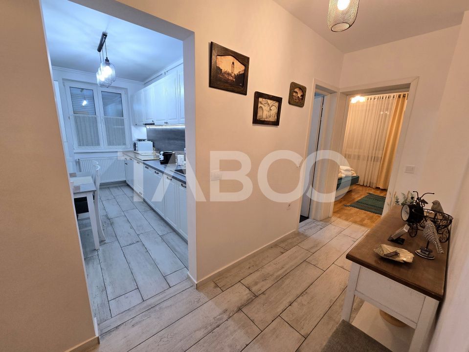 Apartament 2 camere de inchiriat mobilat modern pivnita Dioda Sibiu – fotografia 15 din 16