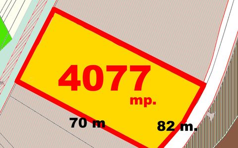 TEREN Intravilan 4077 mp. Asfalt Gard Parcare Utilitati Hala si Birouri 450 mp.