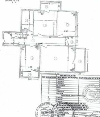 3 Camere | Obor | 0% Comision | Centrala | Bloc 2008 | Parcare – fotografia 14 din 14