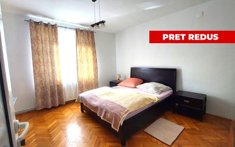 Apartament cu 4 camere 2 bai, 2 balcoane, boxa si garaj CETATE mobilat si utilat