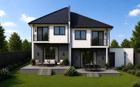 Duplex modern cu terasa si curte privata in Borhanci