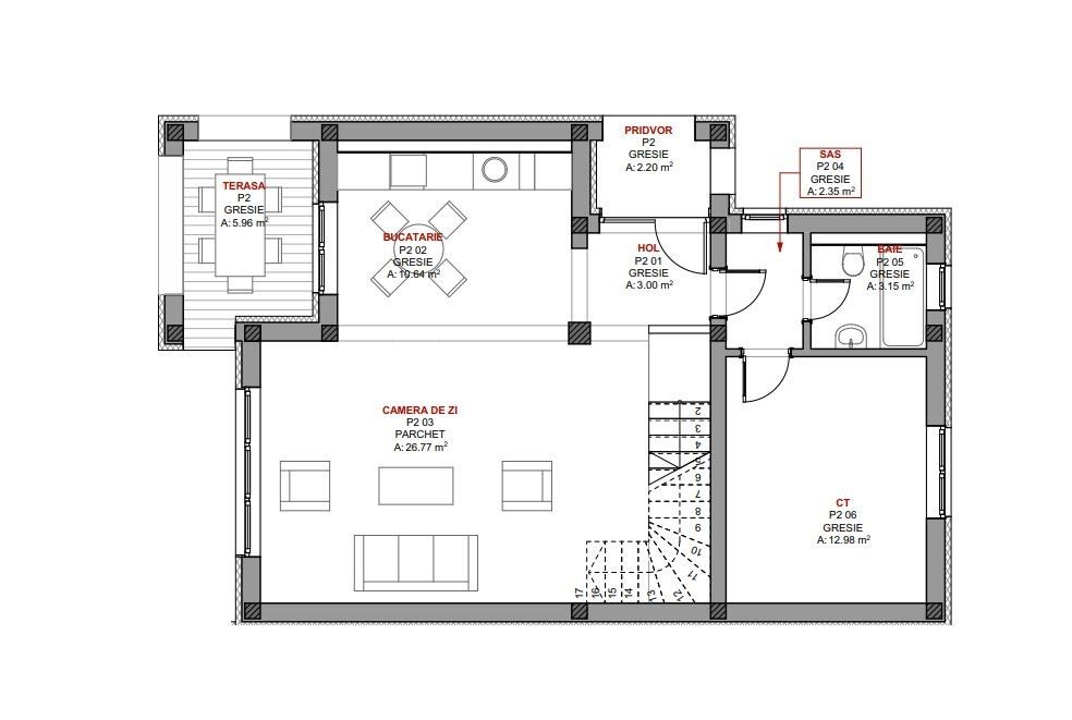 Duplex modern Feleacu cu vedere panoramica spre Cluj – fotografia 18 din 21