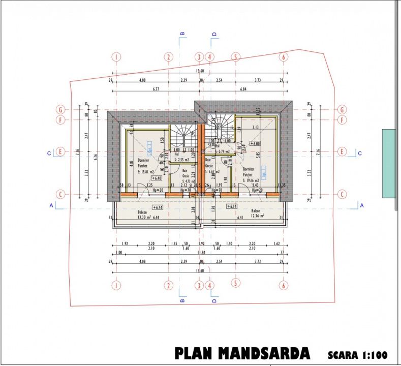 Duplex nou, S+P+E+M, 170 mp utili, garaj dublu,| Dâmbul Rotund – fotografia 9 din 9