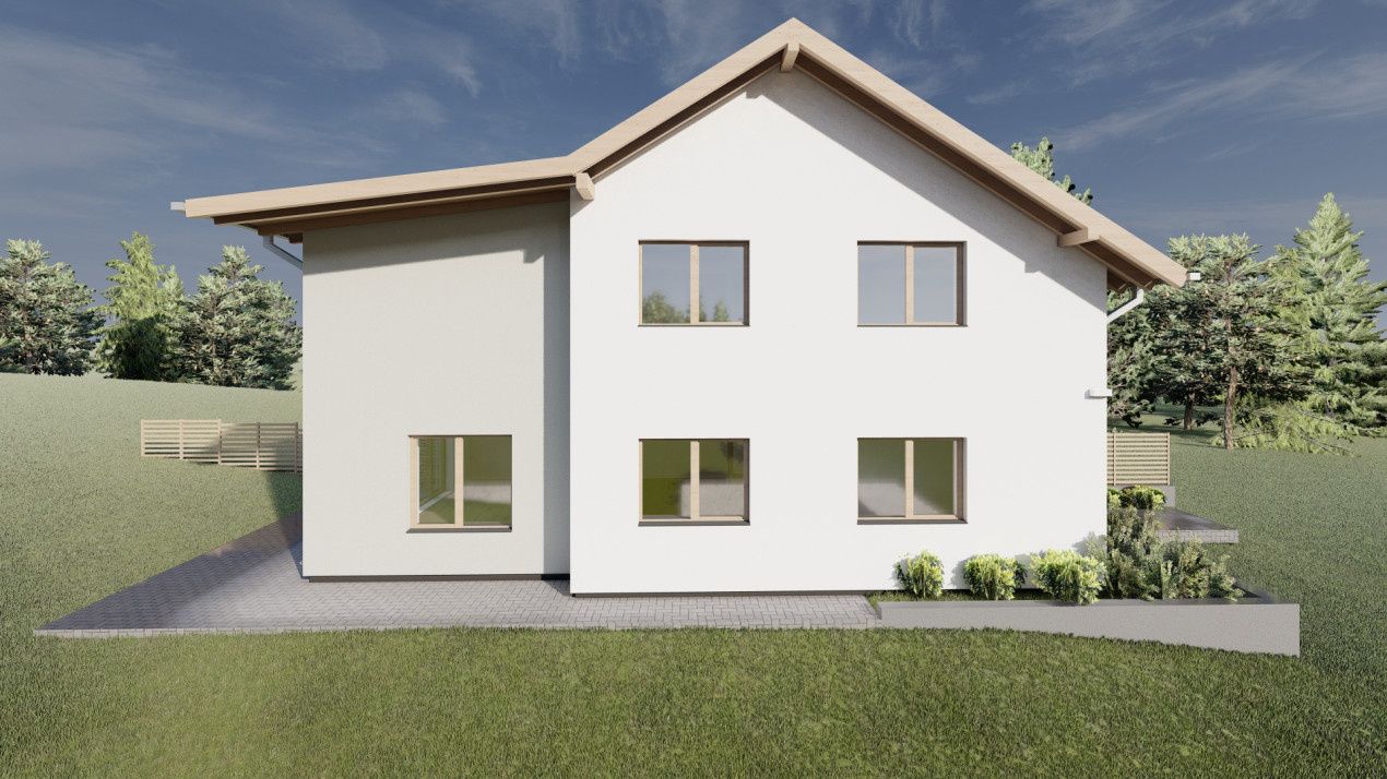 Duplex de vânzare, 120mp utili, 550mp teren pe unitate – fotografia 5 din 9