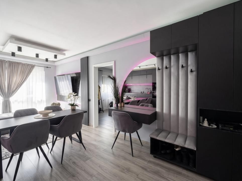 Apartament premium cu 3 camere mobilat la comandă cu terasă de 18 mp – fotografia 1 din 10