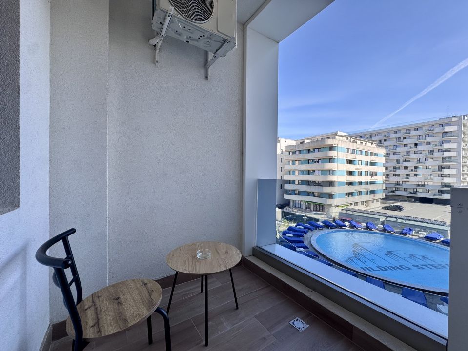 Studio de inchiriat cu vedere la mare + piscina | Mamaia Nord | Extrasezon – fotografia 7 din 9