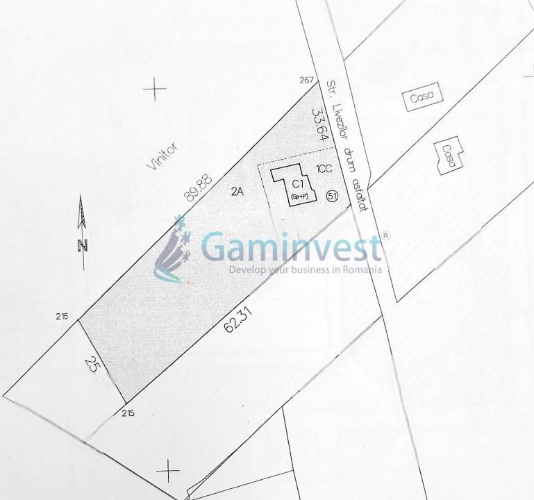 Teren de vanzare, intravilan 2.300 mp zona Doja, in Oradea – fotografia 2 din 4
