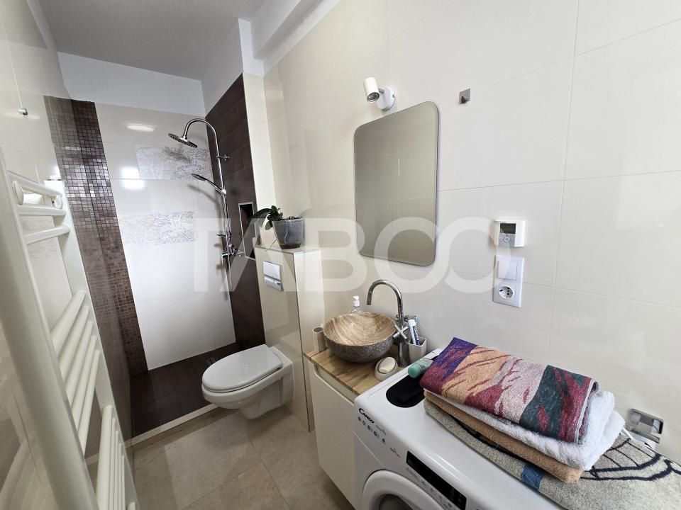 Penthouse 4 camere mobilat 2 bai 2 parcari terasa 72 mp Turnisor Sibiu – fotografia 9 din 20