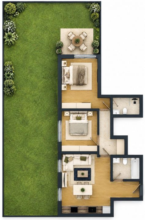 Apartament PREMIUM I 3 camere I 66 mp I  finisaje de inalta calitate I – fotografia 4 din 14