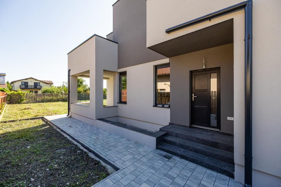 Duplex P+E în Moșnița Nouă, 3 dormitoare, 3 bai, teren 403 mp. Comision 0% – fotografia 4 din 56