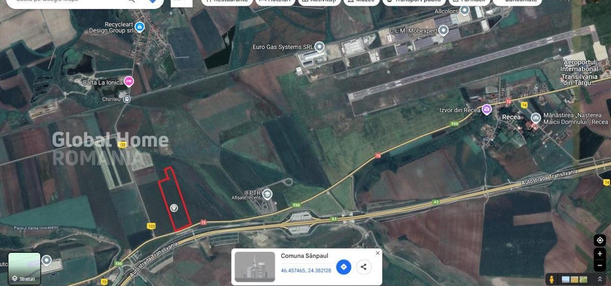 Teren 25000 MP | TG. MURES-SANPAUL | INTRAVILAN | 98 m acces DN 15 | A3 la 5 km – fotografia 9 din 9