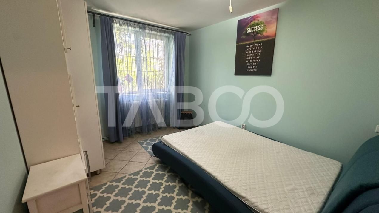 Apartament mobilat utilat 3 camere cu balcon zona Rahovei Sibiu – fotografia 7 din 11