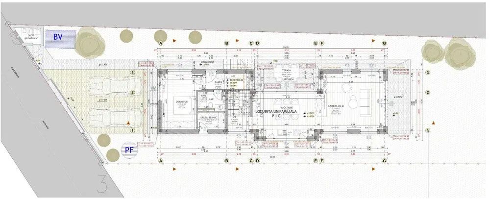 Teren intravilan cu autorizație de construire P+E, Dezmir – vedere panoramică – fotografia 5 din 12