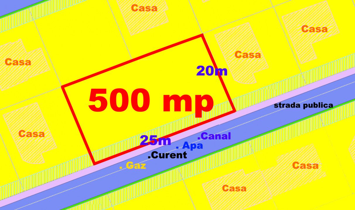 1000 mp Teren intravilan Alba Micesti Orizont deschidere 50 m. toate utilitatile – fotografia 7 din 12