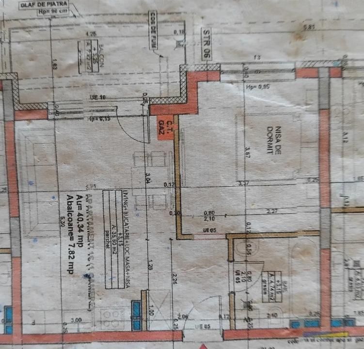 Apartament 2 camere, semifinisat, 40 mp, etaj intermediar, garaj, zona Cetatii! – fotografia 3 din 3