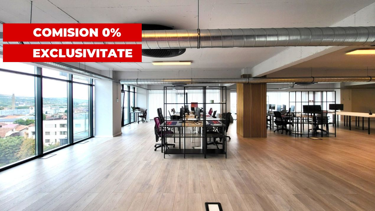 Birou premium in Marasti, etaj integral, acces 24/7 securizat – fotografia 1 din 14
