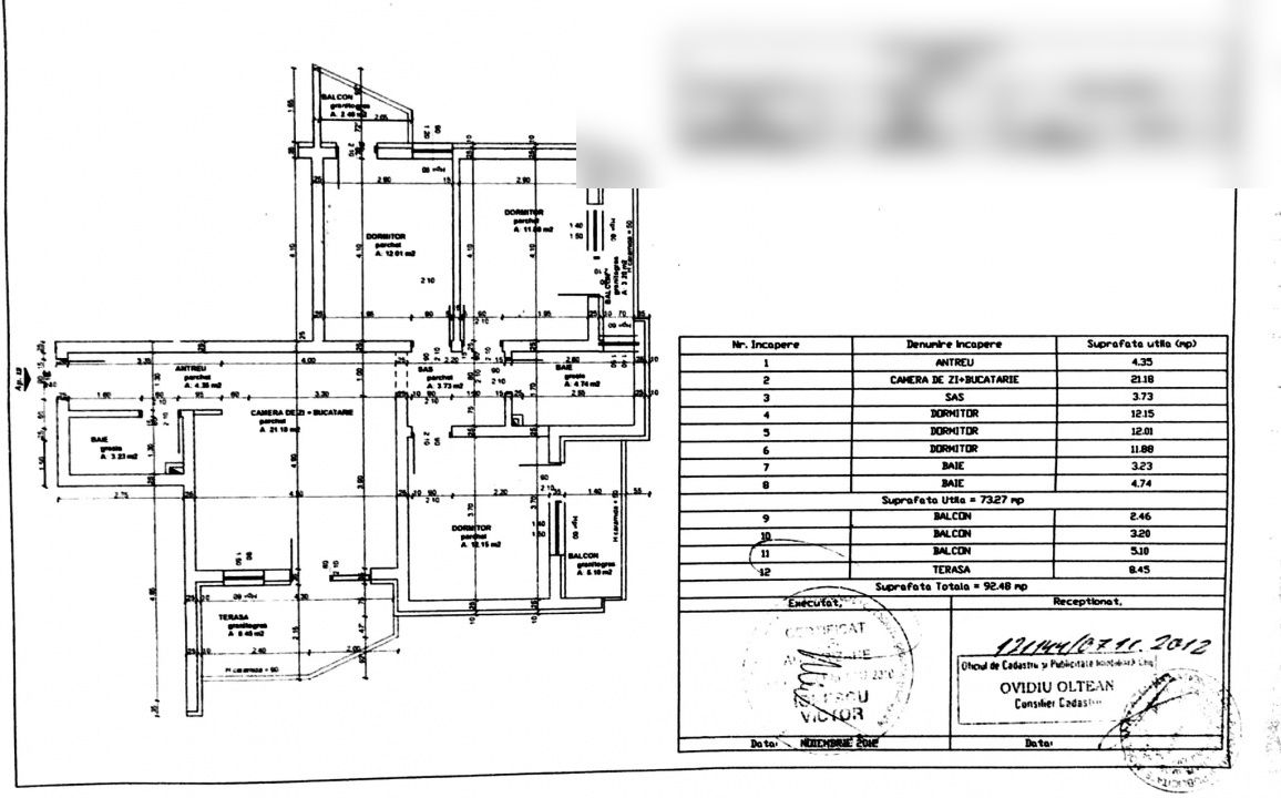Apartament 4 camere, 72 mp+20 mp balcoane, parcare, zona Poligon – fotografia 14 din 14