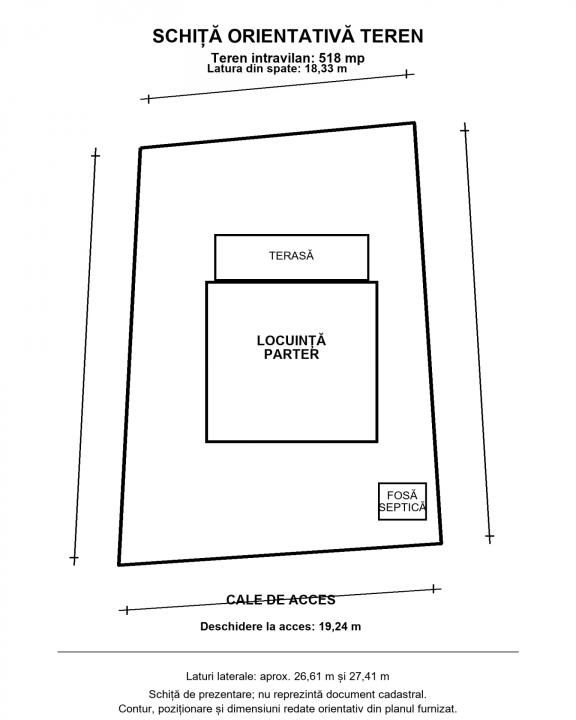 🏡 CASĂ INDIVIDUALĂ 3 CAMERE – SĂBĂRENI | TEREN 518 MP – fotografia 17 din 18
