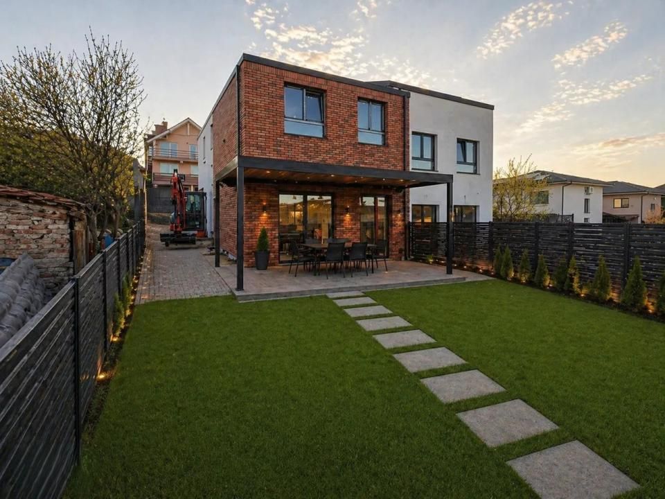 Casă Cuplată NZEB, 180 mp utili + Subsol 50 mp, Teren 300 mp – fotografia 3 din 13