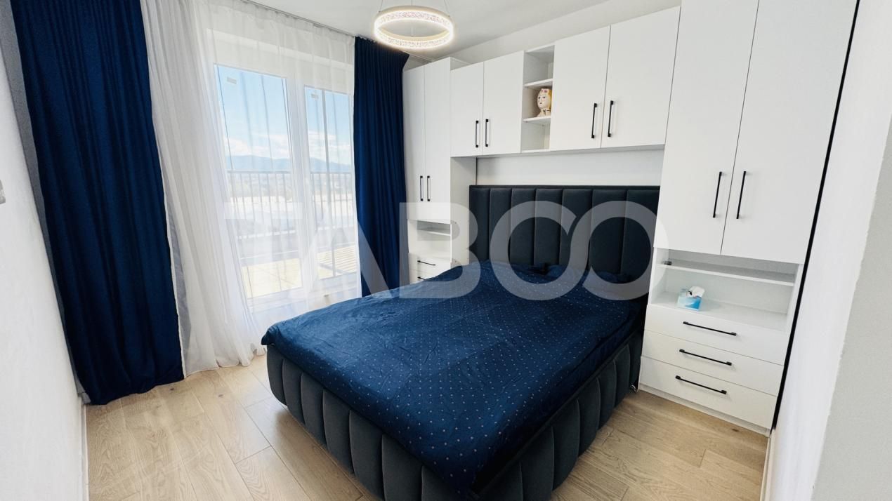 Penthouse cu terasa de 51mp de vanzare 3 camere 2 bai 1 parcare Sibiu – fotografia 3 din 10