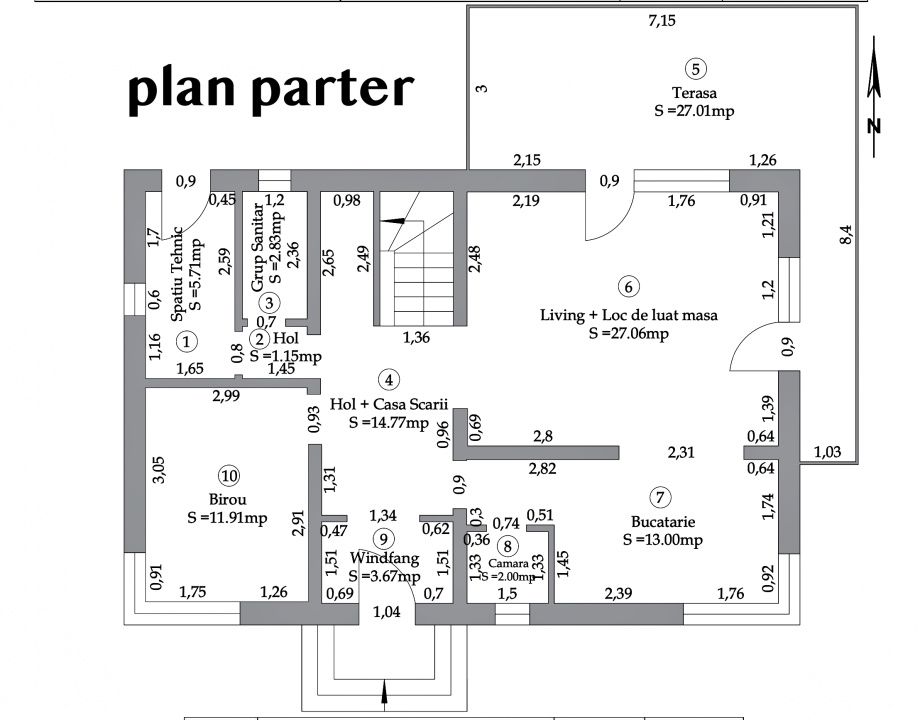 Casă single în Cristian, Sibiu - 4 Camere, 2 Terase, Teren 486 – fotografia 8 din 41