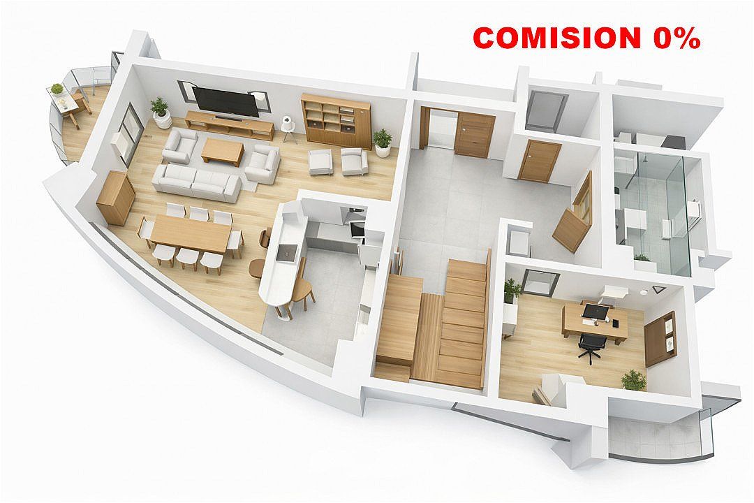 Penthouse de Lux pe 2 Niveluri | Parcare inclusa |  Comision Zero – fotografia 3 din 16