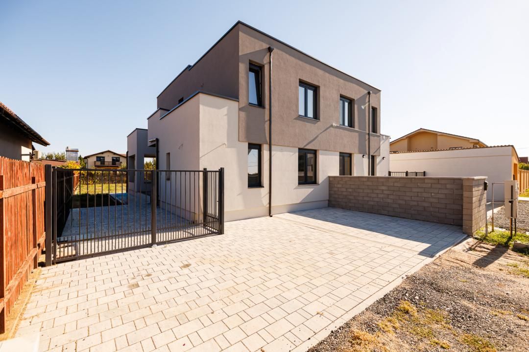 Duplex P+E în Moșnița Nouă, 3 dormitoare, 3 bai, teren 403 mp. Comision 0% – fotografia 3 din 56
