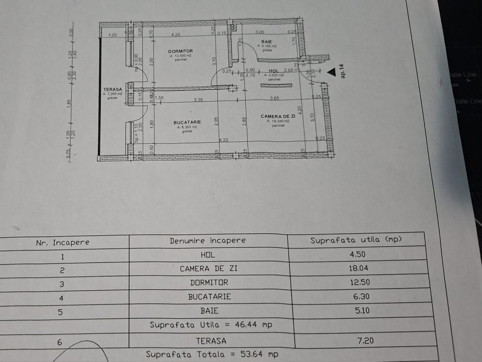 Apartament 2 Camere, 46 mp, etaj 2, parcare, zona Sesul de sus! – fotografia 8 din 8