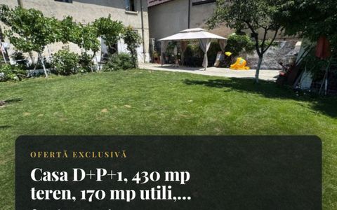 Casa D+P+1, 430 mp teren, 170 mp utili, zona Centrala