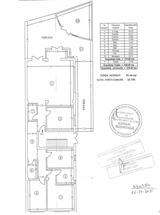 Apartament elegant 170mp, curte proprie și 3 locuri parcare, Parc Bazilescu! – fotografia 7 din 27