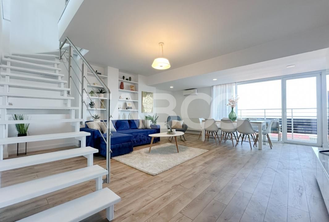 Penthouse de vanzare 2 nivele 160 mp utili 75 mp terasa cu garaj – fotografia 1 din 20