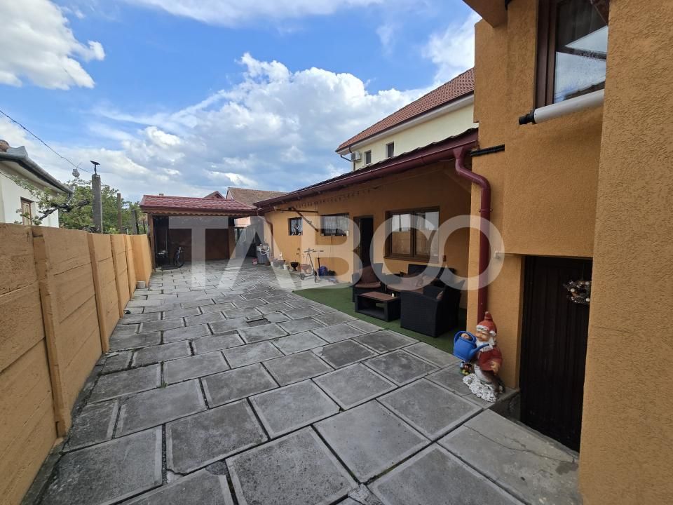 Casa mobilata de vanzare 150 mpu teren 450 mp garaj Piata Cluj Sibiu – fotografia 10 din 22