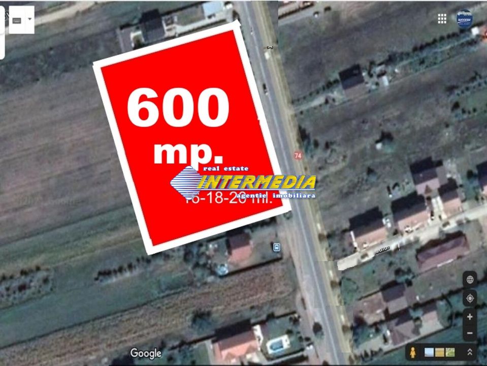 CETATE Piata ! Teren intravilan 600 mp dechidere 28 m toate utilitatile inclusiv canalizare – fotografia 3 din 4