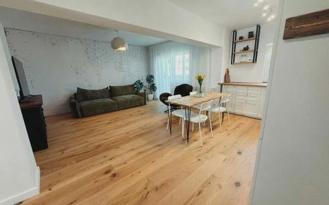 Apartament 3camere,65mp+balcon, LIFT, mobilat complet modern nou, zona Manastur!