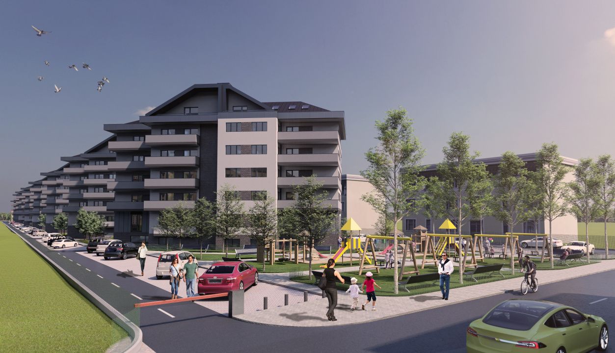 Apartament 3 camere, 68mp utili, terasa, zona Eroilor, Floresti – fotografia 1 din 4