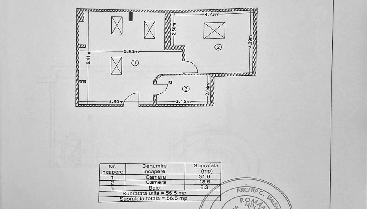 Apartament 2 camere de închiriat tip mansardă | Străulești | Parcare – fotografia 7 din 7
