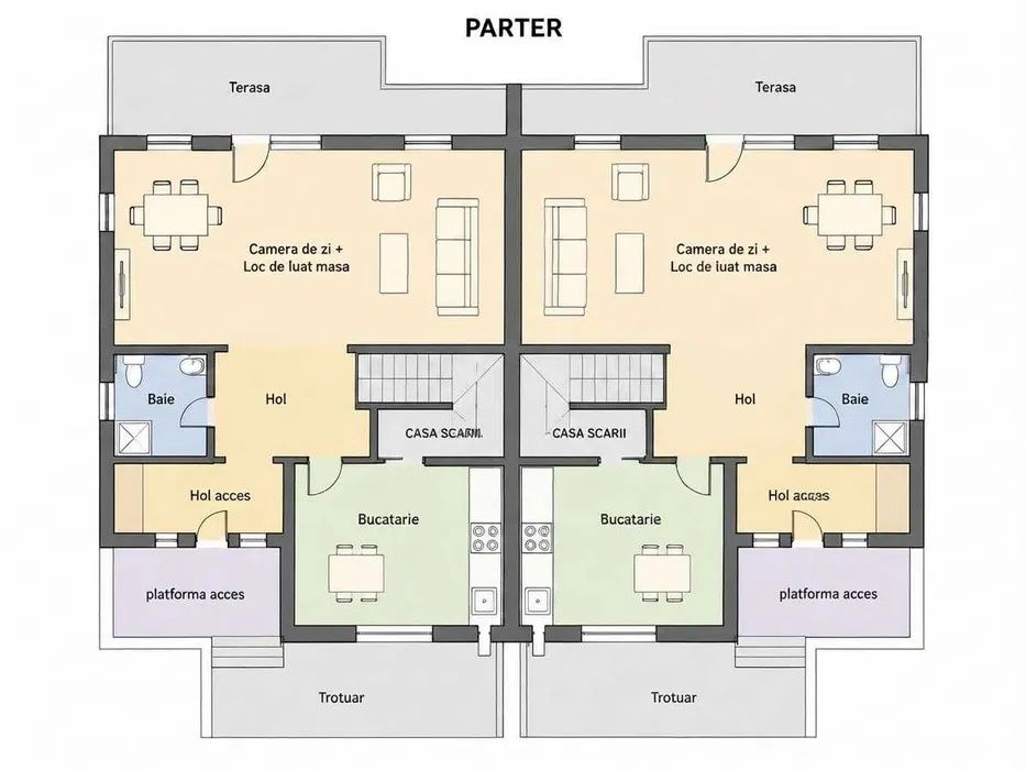 Duplex modern | 120 mp utili | 245 mp teren | zona Vivo – fotografia 4 din 5