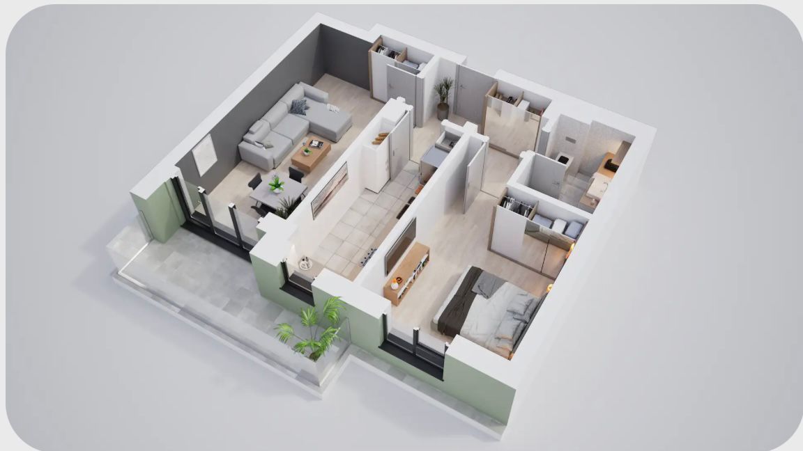 Apartament 2 camere – fotografia 5 din 21