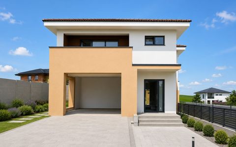 Casa individuala cu garaj si terase generoase in Chinteni