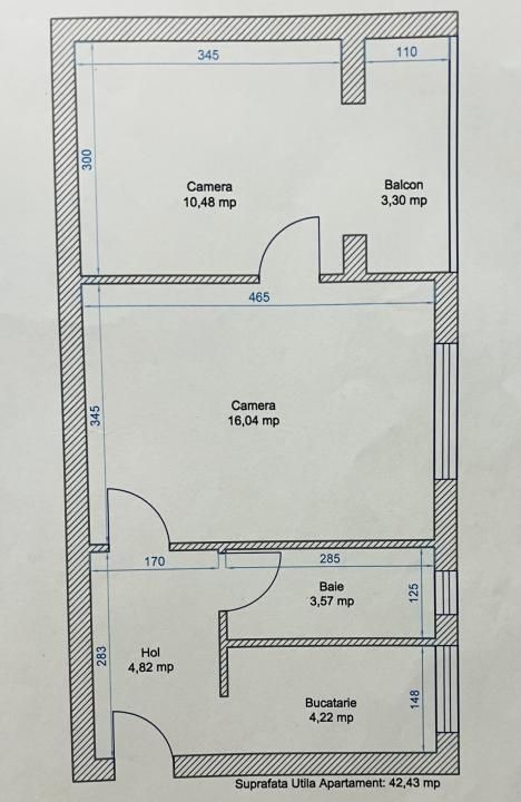 Apartament cu 2 camere, complet mobilat -zona Sagului Timișoara – fotografia 7 din 7