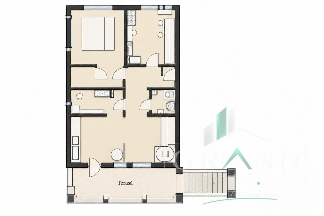 SPATIU COMERCIAL 65 MP | ZORILOR | LOUIS PASTEUR | INTRARE DIN STRADA | TERASA – fotografia 1 din 1