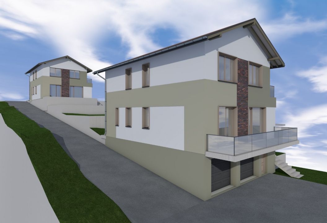 Teren cu autorizație de construire pentru 2 case individuale – Chinteni – fotografia 1 din 1