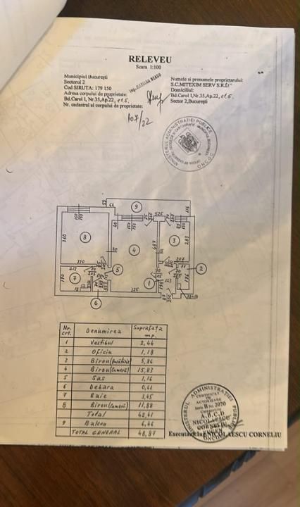 Apartament 2 camere Bd Carol I | Universitate | Mosilor | Cartierul Evreiesc – fotografia 5 din 5