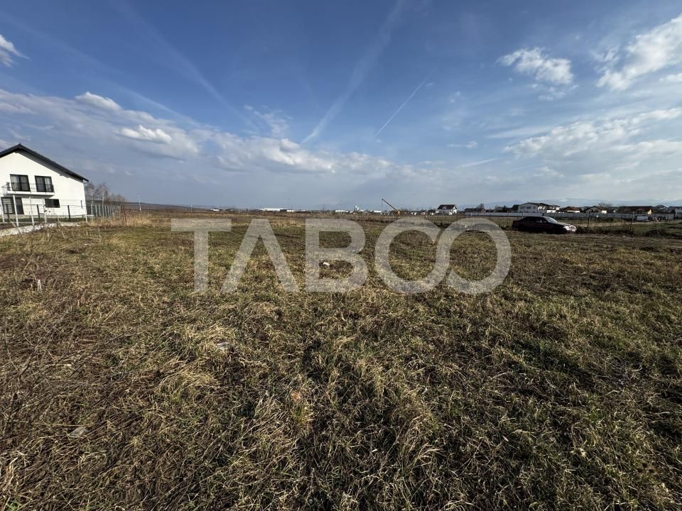 Teren intravilan constructii 604 mp PUZ cu utilitati Sura Mica Sibiu – fotografia 3 din 5