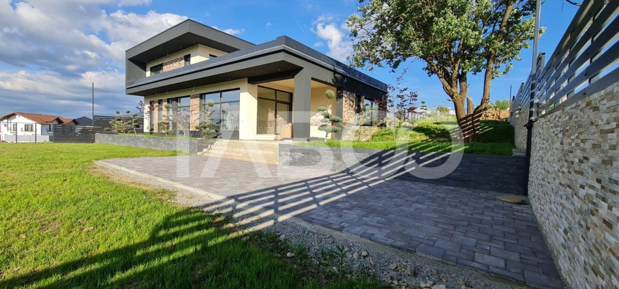 Casa moderna cu 5 camere, piscina si priveliste superba, Cisnadie – fotografia 16 din 26